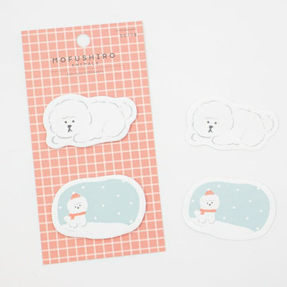 Dog / Mofushiro Animal Sticky Notes · Furukawashiko