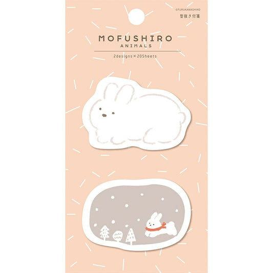 Rabbit / Mofushiro Animal Sticky Notes · Furukawashiko