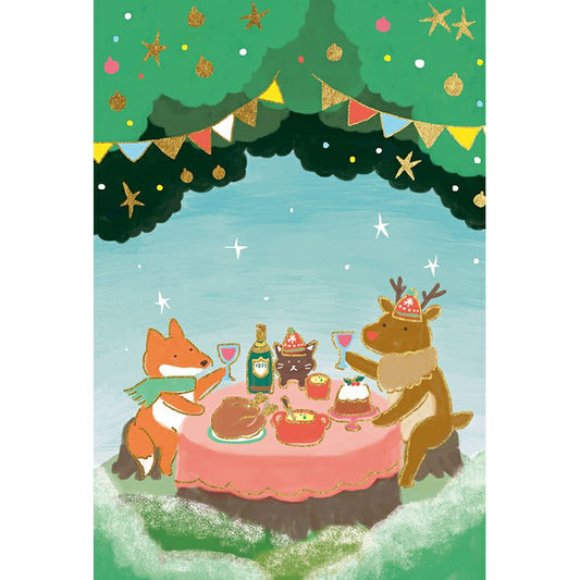 Forest Party Foil Postcard · Furukawashiko