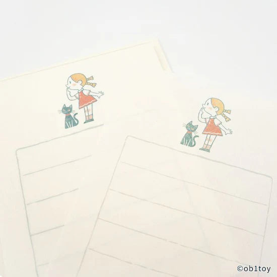 obi1toy Soebumi-sen Letter Set & Keychain · Furukawashiko