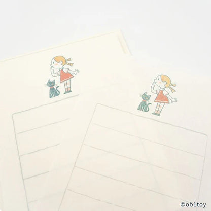 obi1toy Soebumi-sen Letter Set & Keychain · Furukawashiko