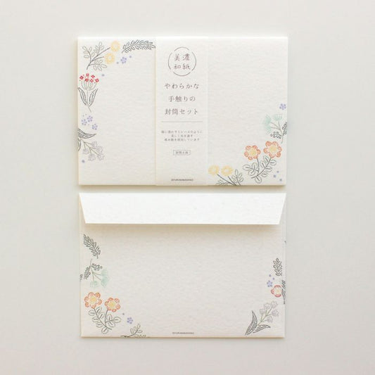 Embroidered Flower Envelopes · Furukawashiko