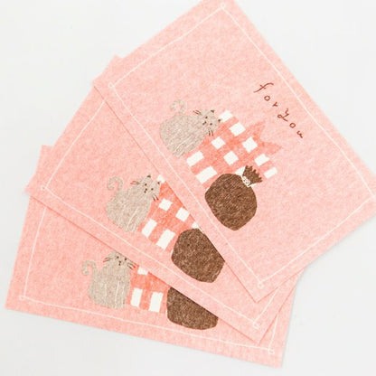 Cat Gift Retro Print Mini Card Set · Furukawashiko