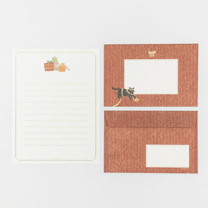 Presents and Cat Today's Letter Letter Set · Furukawashiko
