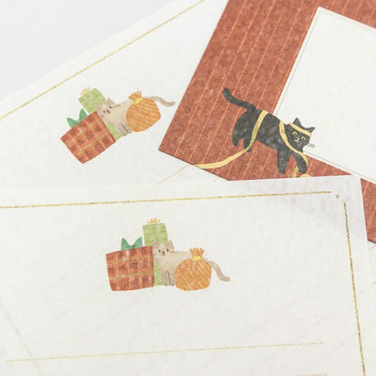 Presents and Cat Today's Letter Letter Set · Furukawashiko