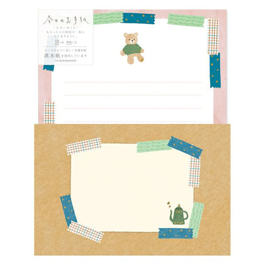 Knitting and Bear Today's Letter Letter Set · Furukawashiko