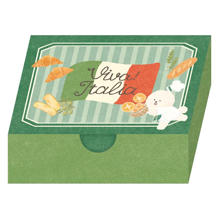 Viva! Italia Bread Puppy Boxed Memo Pad · Furukawashiko