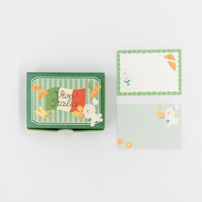 Viva! Italia Bread Puppy Boxed Memo Pad · Furukawashiko