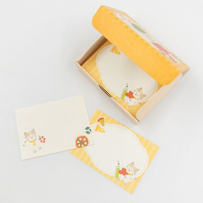 Viva! Italia Pizza Cat Boxed Memo Pad · Furukawashiko