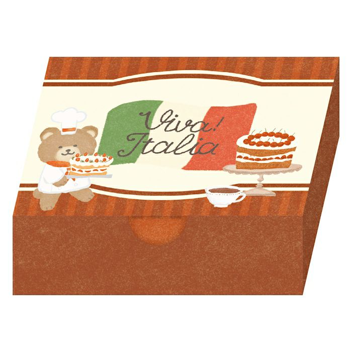 Viva! Italia Dessert Bear Boxed Memo Pad · Furukawashiko