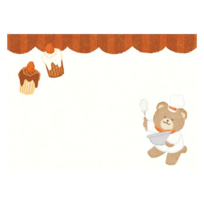 Viva! Italia Dessert Bear Boxed Memo Pad · Furukawashiko