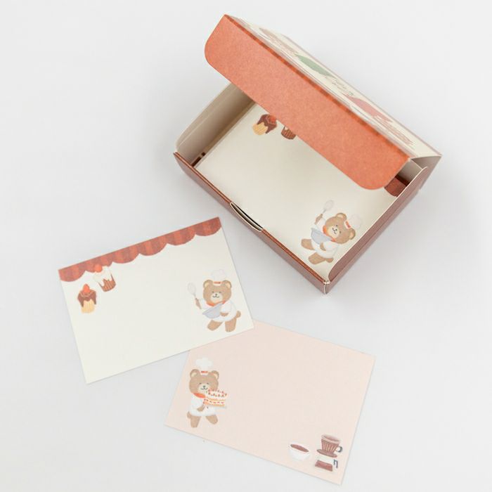 Viva! Italia Dessert Bear Boxed Memo Pad · Furukawashiko