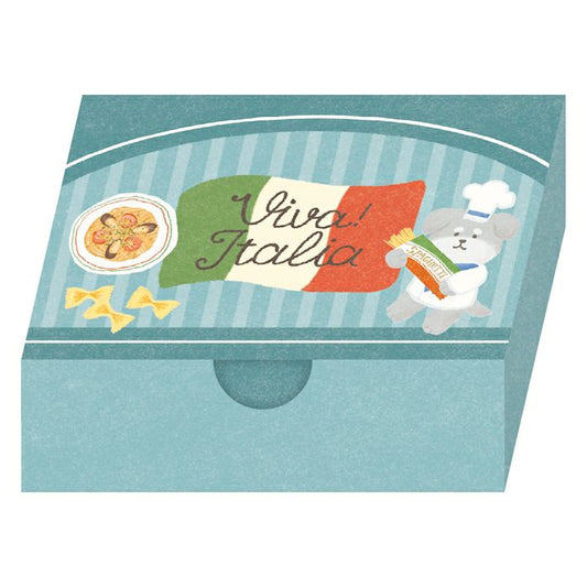 Viva! Italia Pasta Dog Boxed Memo Pad · Furukawashiko
