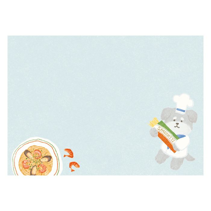 Viva! Italia Pasta Dog Boxed Memo Pad · Furukawashiko