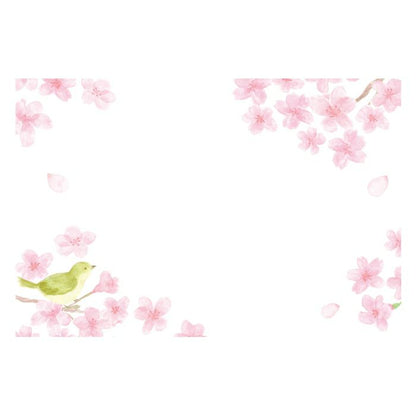 Sakura & Nightingales Today's Letter Set · Furukawashiko