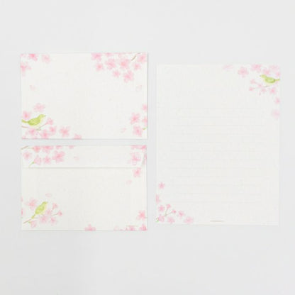 Sakura & Nightingales Today's Letter Set · Furukawashiko
