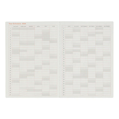 Rollbahn 2026 Monthly Pocket Planner《B6》
