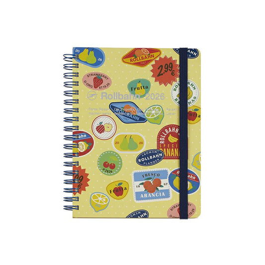 Rollbahn 2026 Label Spiral Bound Diary 《Large》