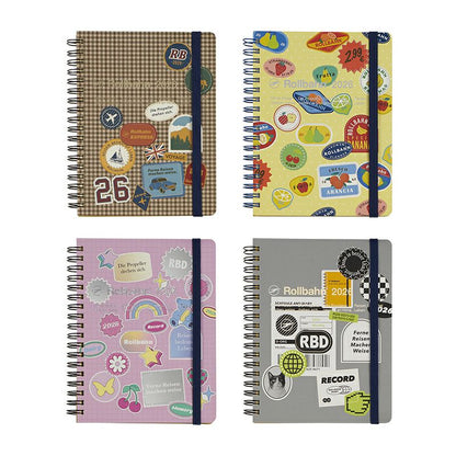 Rollbahn 2026 Label Spiral Bound Diary 《Large》