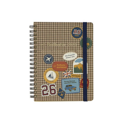 Rollbahn 2026 Label Spiral Bound Diary 《Large》