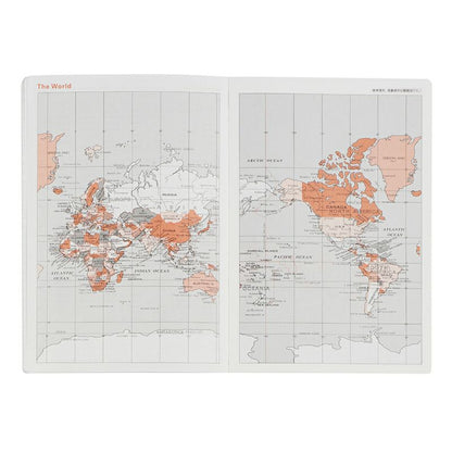 Rollbahn 2026 Warmgrey Tail Weekly Planner Pocket Book《A6》