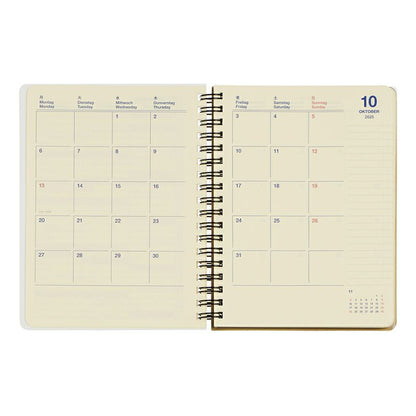 Rollbahn 2026 Cacher Spiral Bound Diary 《Large》