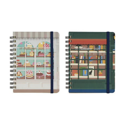 Rollbahn 2026 Cacher Spiral Bound Diary《Medium》