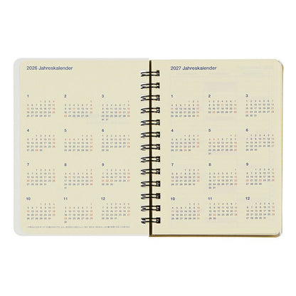 Rollbahn 2026 Cacher Spiral Bound Diary《Medium》