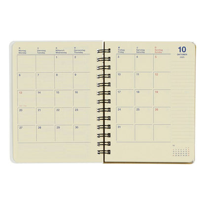 Rollbahn 2026 Cacher Spiral Bound Diary《Medium》
