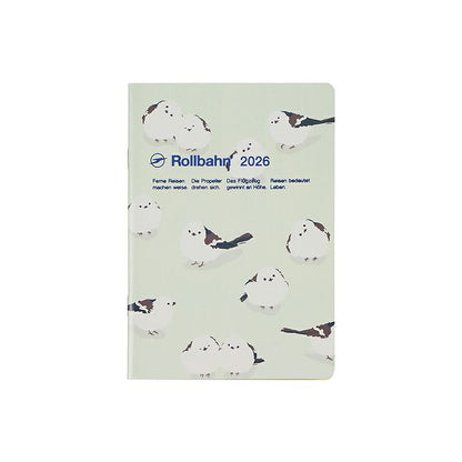 Rollbahn 2026 Animal Spiral Notebook Diary《B6》