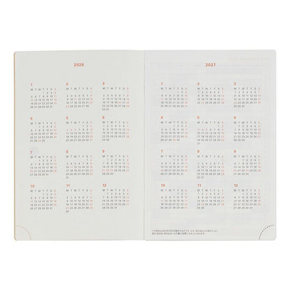 Rollbahn 2026 Dark Green Pony Weekly Planner Pocket Book《A6》