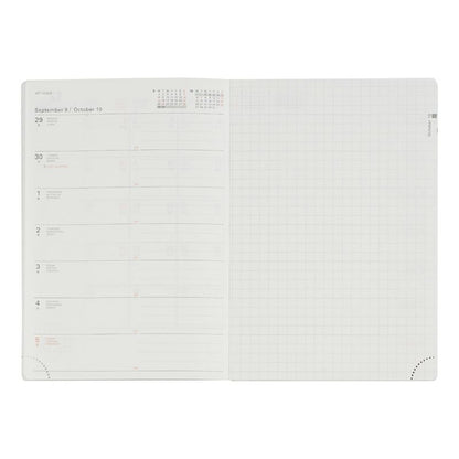 Rollbahn 2026 Dark Green Pony Weekly Planner Pocket Book《A6》