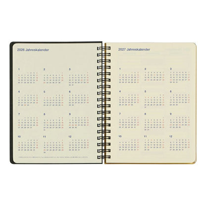 Rollbahn 2026 Homme Spiral Bound Diary《Large》