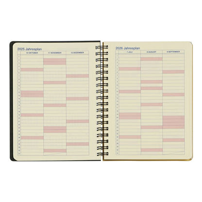 Rollbahn 2026 Homme Spiral Bound Diary《Large》