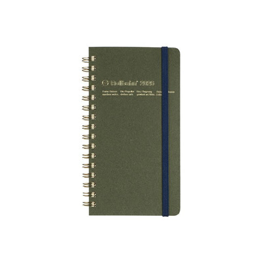 Rollbahn 2026 Homme Spiral Bound Diary《Slim》