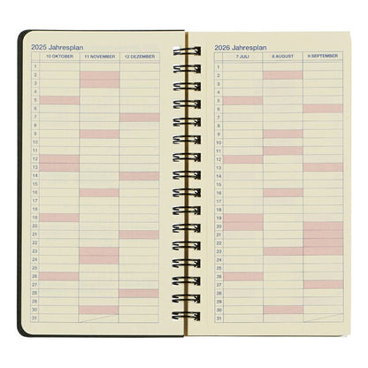 Rollbahn 2026 Homme Spiral Bound Diary《Slim》