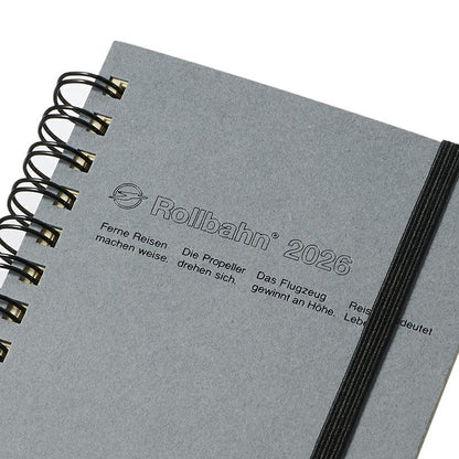 Rollbahn 2026 Homme Spiral Bound Diary《Slim》