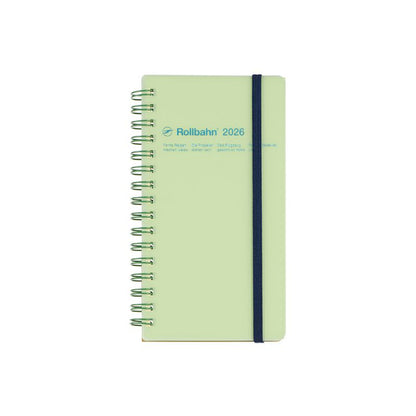 Rollbahn 2026 Clear Spiral Bound Diary《Slim》