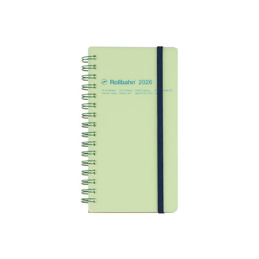 Rollbahn 2026 Clear Spiral Bound Diary《Slim》