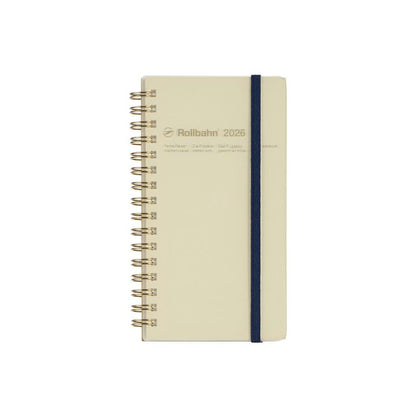 Rollbahn 2026 Clear Spiral Bound Diary《Slim》