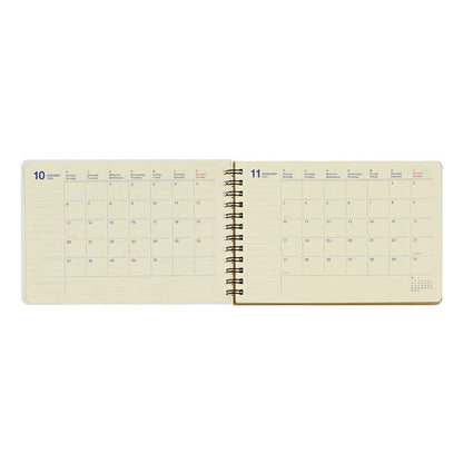 Rollbahn 2026 Horizontal Spiral Bound Diary 《Large》