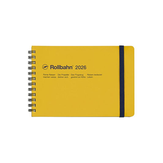 Rollbahn 2026 Horizontal Spiral Bound Diary 《Large》