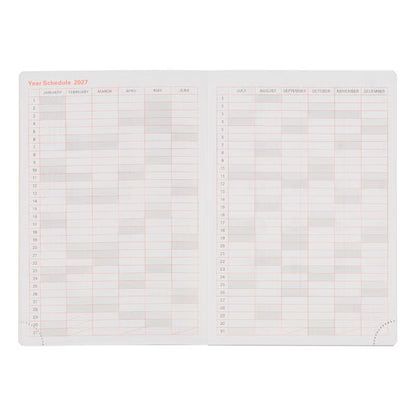 2027 Rollbahn Diary《A6 Point | Black》