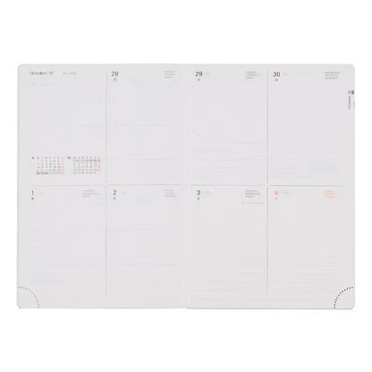 2027 Rollbahn Diary《A6 Point | Black》
