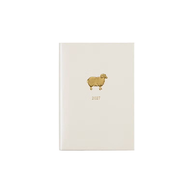 2027 Rollbahn Diary《A6 Point | White》