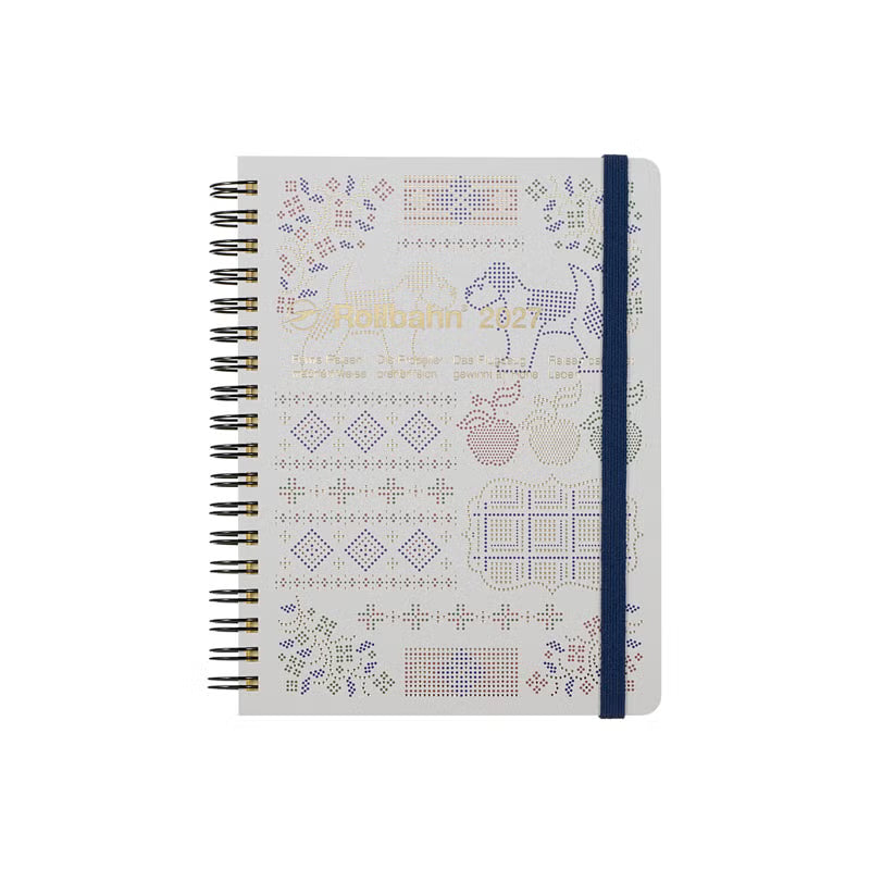 2027 Rollbahn Diary《Large Glimmer | Light Gray》