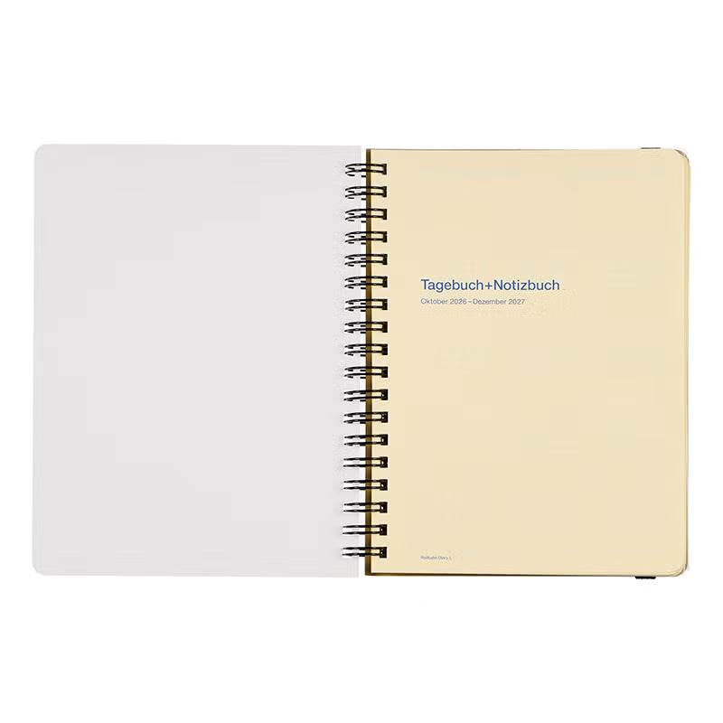 2027 Rollbahn Diary《Large | Yellow》