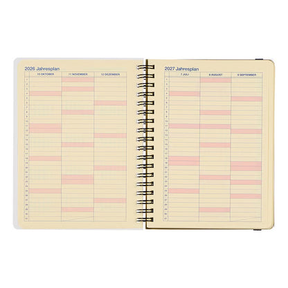 2027 Rollbahn Diary《Large | Yellow》