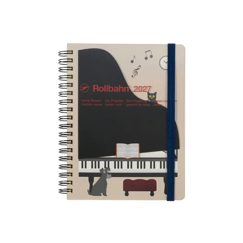 2027 Rollbahn Diary《Large Cache A | Greige Piano 》