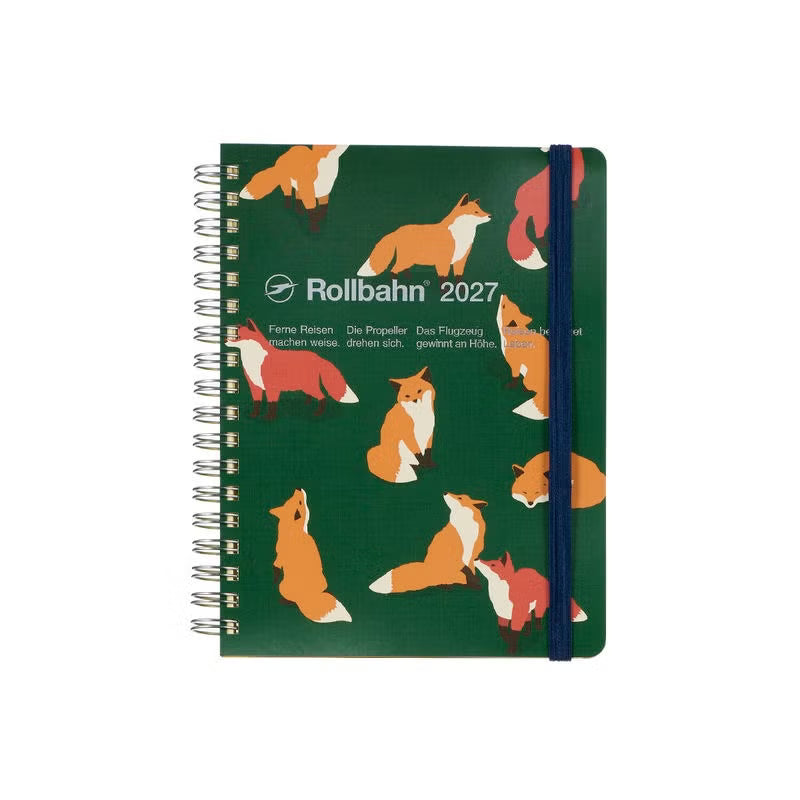 2027 Rollbahn Diary《Large Animal | Dark Green 》